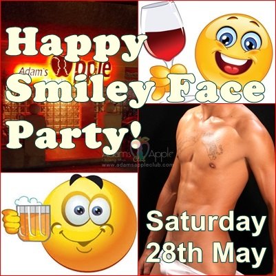 Happy Smiley Face Party Adams Apple
