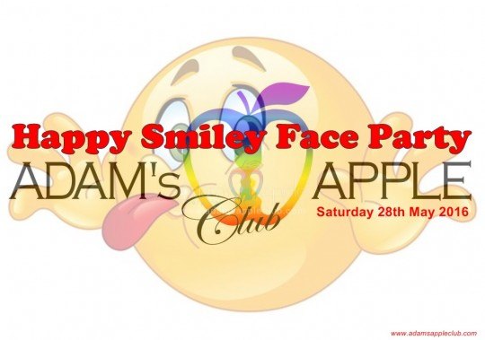 Happy Smiley Face Party Adams Apple