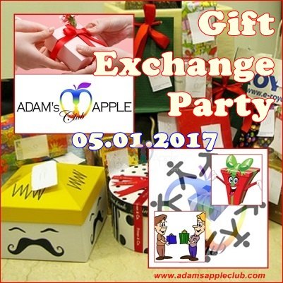 Gift Exchange Party Adams Apple Club