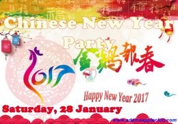 Chinese new year 2017 Adams Apple Club