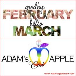 Goodbye February Heloo March Adams Apple