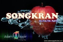 We are ready for Songkran Adams Apple Club