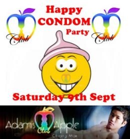 Happy Condom Party Adams Apple Club