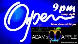 Adams Apple Club Go Go Bar opening hours