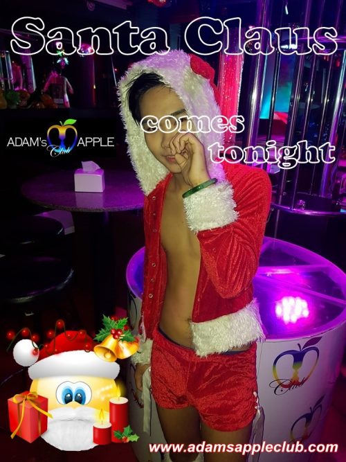 Santa Claus comes tonight to Adam's Apple Club Chiang Mai