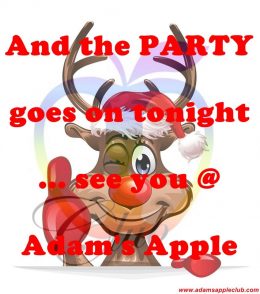 Santa Claus comes tonight to Adam's Apple Club Chiang Mai