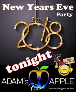 New Years Eve Party Adams Apple Club