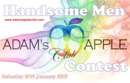 handsome men contest Adams Apple Club