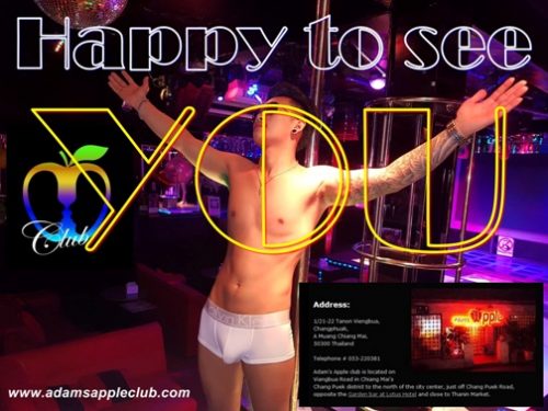 Men entertain Men Adams Apple Club Chiang Mai Host Bar