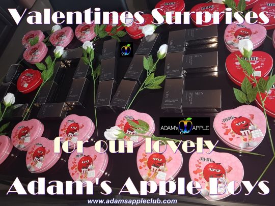 Valentines Surprises for our lovely Adams’s Apple Boys