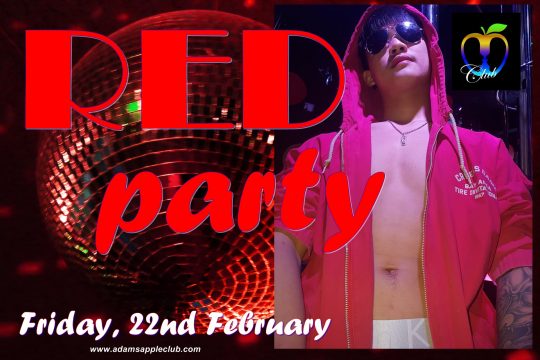Red Party Adams Apple Club Host Bar Chiang Mai