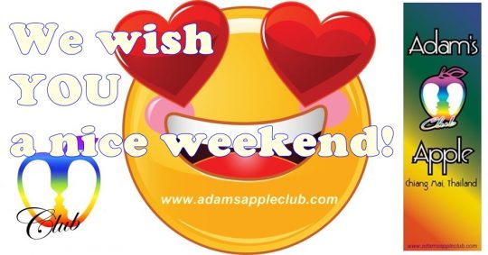 We wish you a nice weekend Adams Apple Club