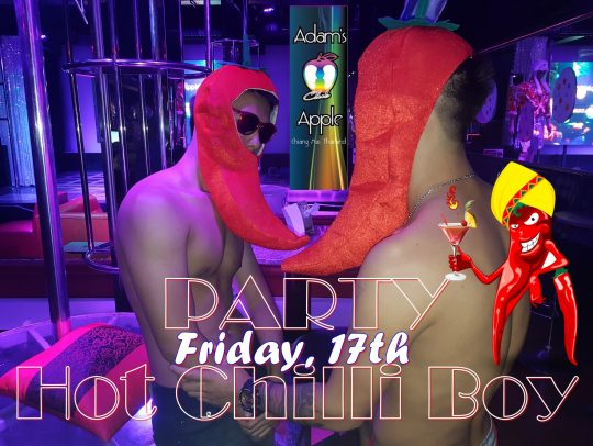 Hot Chilli Boy Party Adams Apple Club Chiang Mai
