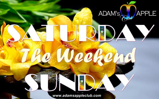 Awesome Weekend SATURDAY SUNDAY Adams Apple Club CNX