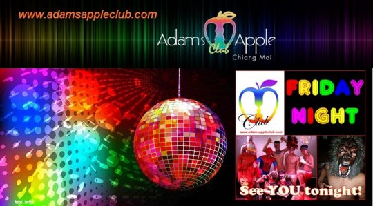 Friday Nightlife Adams Appel Club Chiang Mai