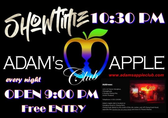 Showtime Adams Apple Club Chiang Mai