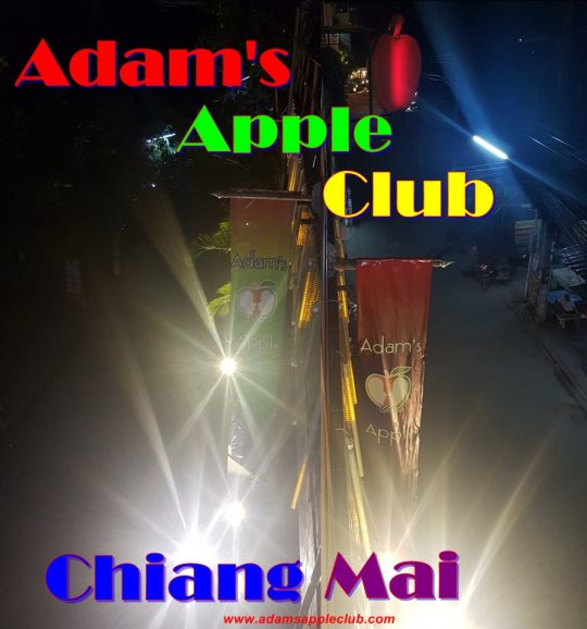 Adams Apple Club Chiang Mai OUTSIDE at night