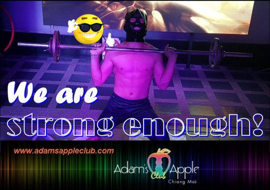 We are strong enough! Adams Apple Club