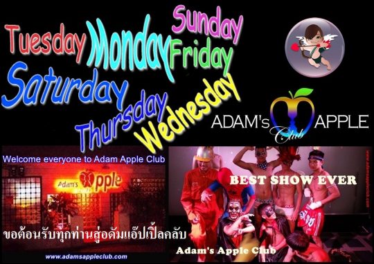We wish YOU a nice week Adam Apple Club Chiang Mai