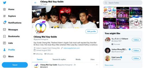 twitter Gay Bar Chiang Mai