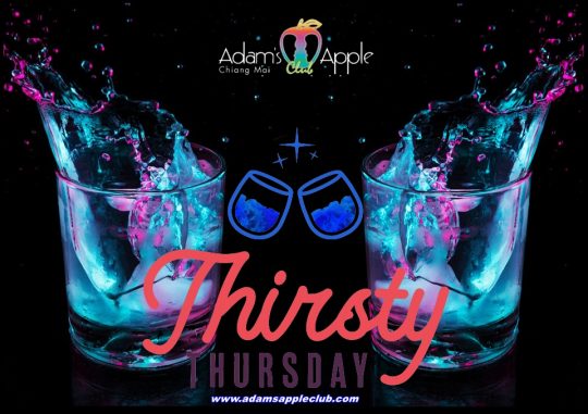 Thirsty Thursday Adams Apple Club Host Bar Chiang Mai