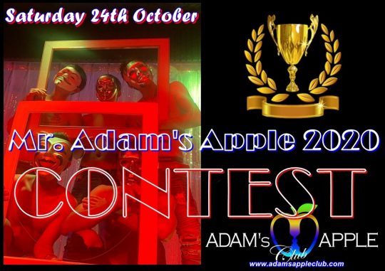 Don’t miss this unique EVENT "CONTEST Mr. Adam's Apple 2020" in town @ Adams Apple Club Chiang Mai.