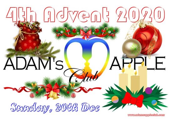 4th Advent 2020 Adams Apple Club Chiang Mai Adult Entertainment Gay Host Bar Nightclub with Ladyboy Liveshows Cabaret Kathoy