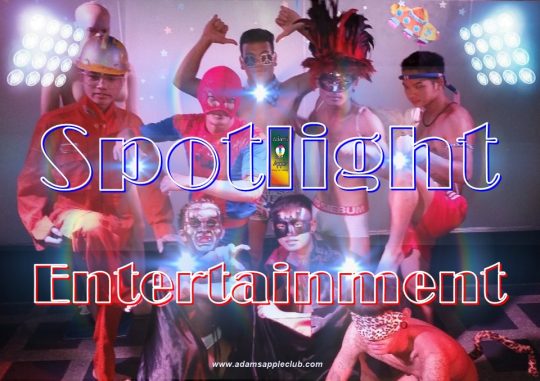 Spotlight Entertainment Bar Adams Apple Club Chiang Mai Ladyboy Liveshows men entertain men Nightclub บาร์โฮสสันติธรรม บาร์เกย์เชียงใหม่ Host Club