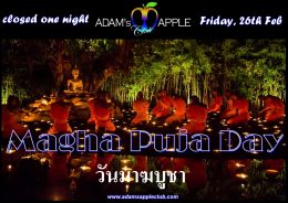 Magha Puja Day 2021 Adams Apple Club Gay Bar Chiang Mai Adult Male Entertainment Nightclub Spotlight Ladyboy Liveshow Cabaret Asian Boys LGBTQ