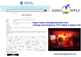 Chiang Mai Locator online directory Adams Apple Club social network for professionals, businesses listed with exact location, description and pictures