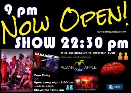 NOW OPEN Gay Bar Chiang Mai Adams Apple Club Adult Entertainment Nightclub Ladyboy Liveshow Thai Boys LGBTQ Thailand Go-Go Bar