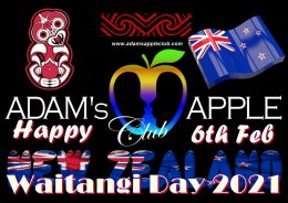 Waitangi Day 2021 6th February NEW ZEALAND Happy to all our Kiwi friends here in Chiang Mai, Thailand and at the World. Celebrate your Waitangi Day 2021!