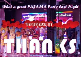 PAJAMA PARTY 2021 Adams Apple Club Gay Bar Chiang Mai Adult Male Entertainment Ladyboy Liveshow Nightclub LGBTQ Host Bar wit Thai Boys