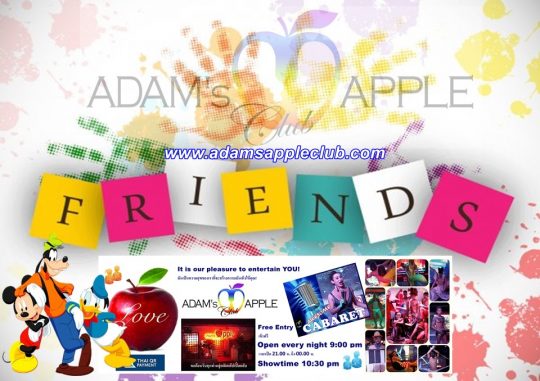 Friends of Adams Apple Club Chiang Mai Gay Bar and Nightclub Host Bar - Gay Club - Clubbing - Nightclub - Nightlife - Night Spot - Entertainment - Gay Scene