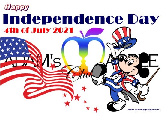 Independence Day 2021 Adams Apple Club Chiang Mai Nightclub Adult Entertainment gay Club and Host Bar with Ladyboy Cabaret Liveshows
