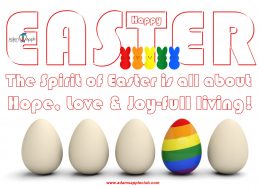 Happy Easter 2022 Adam's Apple Club Gay Bar Chiang Mai May the spirit of Easter give you strength and hope in these difficult days.