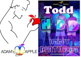 HBD TODD 2022 Adams Apple Club Chiang Mai. We wish YOU all the best may this day always be a special one to remember.