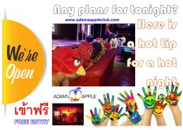 NIGHTLIFE Chiang Mai Show Bar Adams Apple Club Thailand Free Entry OPEN every Night 9:00 PM and our Show START every Night 10:00 PM.