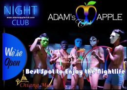 Best Spot in Chiang Mai to enjoy the Nightlife in Chiang Mai "Adam's Apple Club" ... hip, trendy and popular Show Bar in the North of Thailand