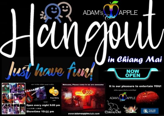 Hangout in Chiang Mai - Adam's Apple Club Must-do, must-go and not-to-miss this place for fun that everyone should have been to in Chiang Mai