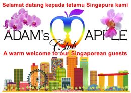 Singaporean guests welcome at Adam's Apple Club Chiang Mai. Selamat datang kepada tetamu Singapura kami Sila datang ke bar gay di Chiang Mai
