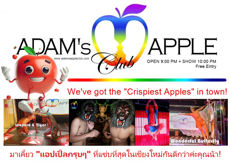 แอปเปิ้ลกรอบอร่อยที่สุดในเชียงใหม่ - อดัมแอ๊ปเปิ้ลคลับเชียงใหม่ คืนนี้ใครอยากเติมความฉ่ำความนัวบ้าง? ฟีลดีที่สุดบรรยากาศจึ้งที่สุด