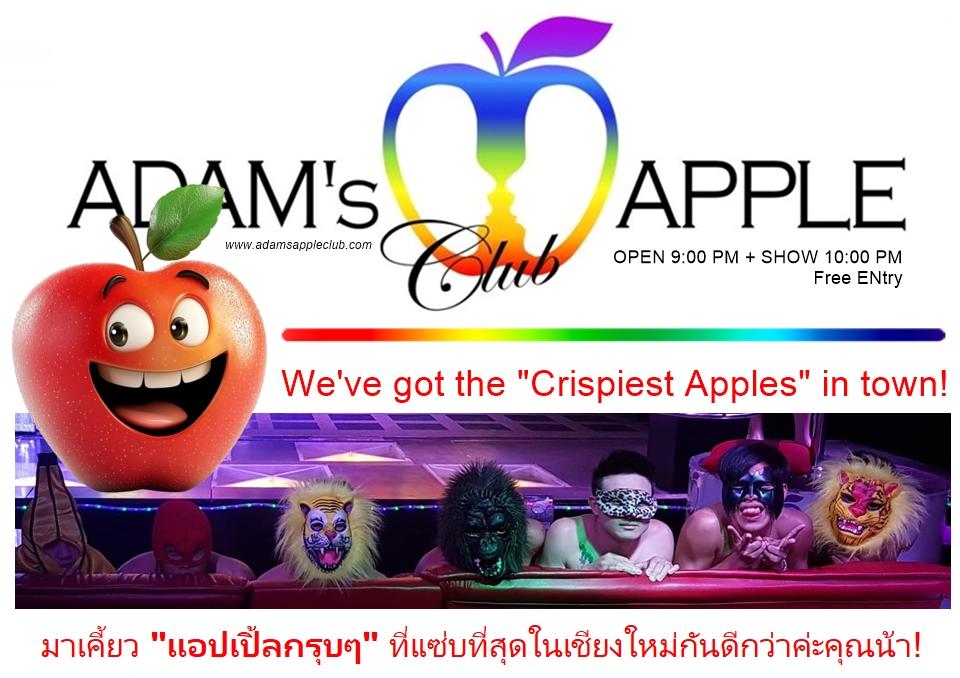 แอปเปิ้ลกรอบอร่อยที่สุดในเชียงใหม่ - อดัมแอ๊ปเปิ้ลคลับเชียงใหม่ คืนนี้ใครอยากเติมความฉ่ำความนัวบ้าง? ฟีลดีที่สุดบรรยากาศจึ้งที่สุด