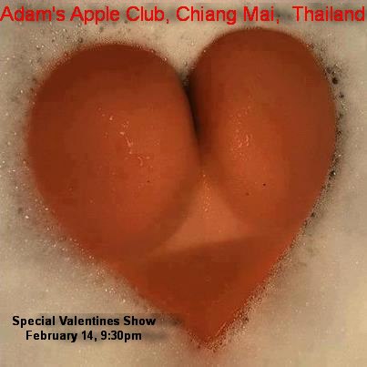 Valentines Party Adams Apple Gay Club Chiang Mai