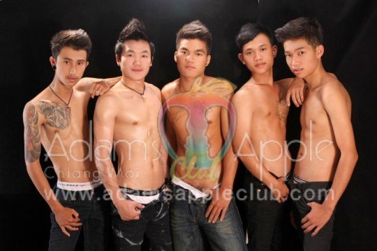 Gay Boys at Adams Apple Gay Bar Chiang Mai