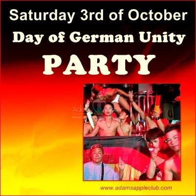 German Unity Day Adams Apple Club Chiang Mai Gay Bar