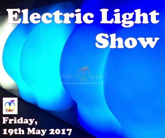 electric light show Adams Apple Club