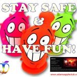 STAY SAFE and HAVE FUN Boy Adams Apple Club