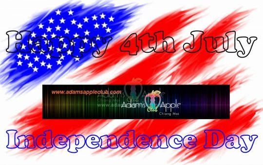 Happy 4th July Independence Day Adams Apple Club