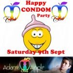 Happy Condom Party Adams Apple Club